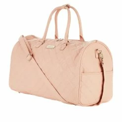 BargainJunkie Samantha Brown 21 Inch Quilted Satchel, Blush New
