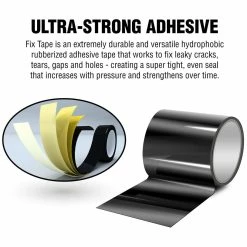 BargainJunkie New Inventel The Original Fix Tape Superhydrophobic Rubberized Adhesive, Small