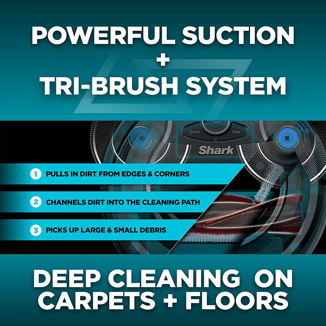 BargainJunkie New Shark ION Robot Vacuum RV755 Wi-Fi & Alexa Enabled, Refurbished