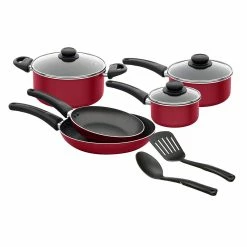 BargainJunkie Good Cook 10 Piece Non-Stick Cookware Set New