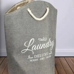 BargainJunkie Home Ease Deluxe Laundry Bag, Gray