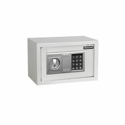 BargainJunkie Honeywell Digital Security Safe, Steel White
