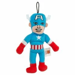 BargainJunkie Bargain Basement Fetch For Pets Marvel Captain America Squeaker Pet Toy