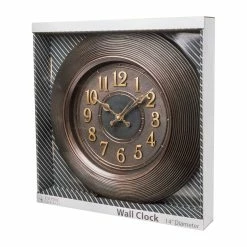 BargainJunkie Home & Garden Empire 14 Inch Bronze Decorative Wall Clock