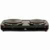 BargainJunkie Elite Cuisine Double Electric Burner, Refurbished Kitchen