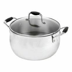 BargainJunkie SAVVY 5qt Covered Dutch Oven Kitchen