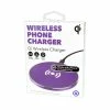 BargainJunkie GEMS Qi Wireless Phone Charger, Purple
