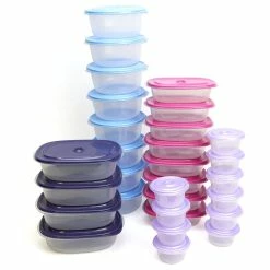 BargainJunkie 60pc. Snap Tops Airtight Food Storage Containers Kitchen
