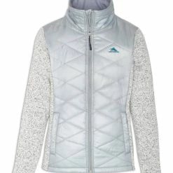 BargainJunkie Women's Funston Hybrid Jacket Ash Lagoon, XL