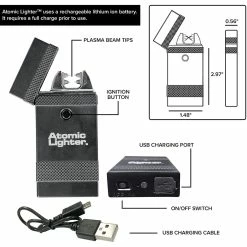 BargainJunkie As Seen On TV Rechargeable Fuel Free Atomic Lighter