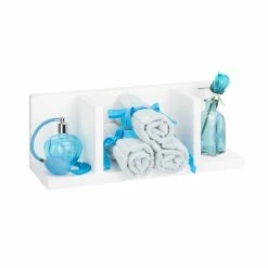 BargainJunkie Honey Can Do Reversible Wall Shelf, White