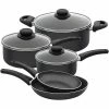 BargainJunkie New Good Cook 8pc Nonstick Cookware Set