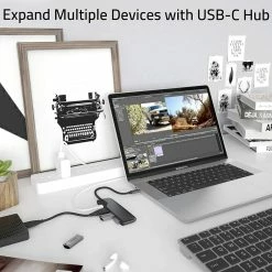 BargainJunkie Syntech USB C Hub 4-in-1 USB C To USB Adapter