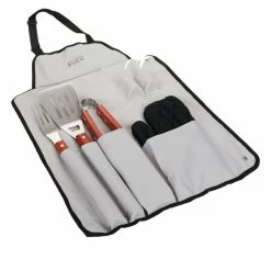 BargainJunkie Wolfgang Puck BBQ Utensil Set With Apron New