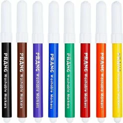 BargainJunkie Prang Classic Washable Markers, Assorted Colors 8ct
