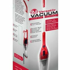 BargainJunkie Savannah Home 2 In 1 HEPA Stick And Hand Vacuum New