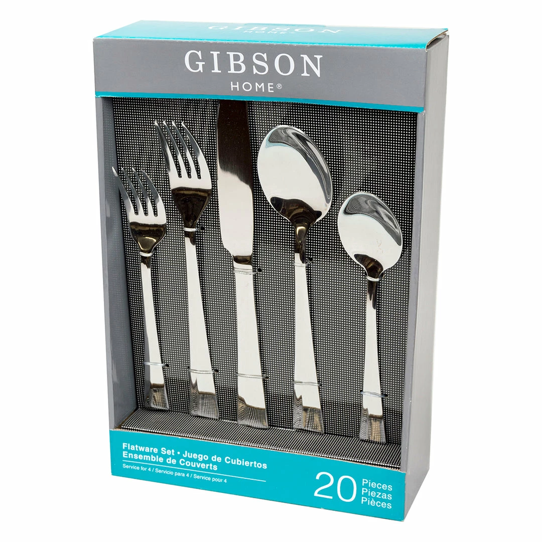 BargainJunkie Gibson Fairford 20 Pc. Flatware Set