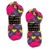 BargainJunkie Lifestyle Eye Candy 8PK Softee Black No Show Socks