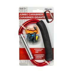 BargainJunkie Olympia Tools Jumbo Carabiner With Ergonomic Comfort Grip