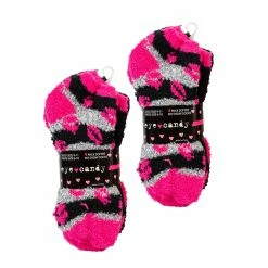 BargainJunkie Lifestyle Eye Candy 8PK Softee Pink No Show Socks