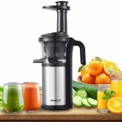 BargainJunkie Geek Chef GSC36 Compact Electric Slow Juicer New
