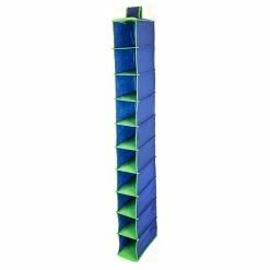 BargainJunkie Neat Freak Your Zone Jr. Boys 10-Shelf Closet Organizer, Navy Blue New