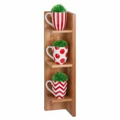 BargainJunkie New Honey Can Do Reversible Bamboo Wall Shelf