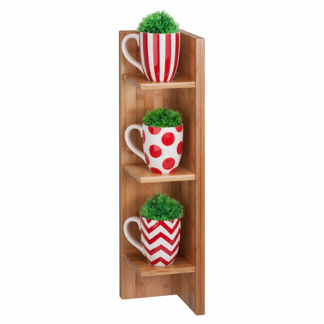 BargainJunkie New Honey Can Do Reversible Bamboo Wall Shelf
