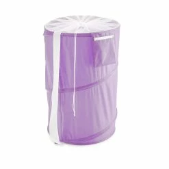 BargainJunkie Roomify Pop Up Hamper, Lilac