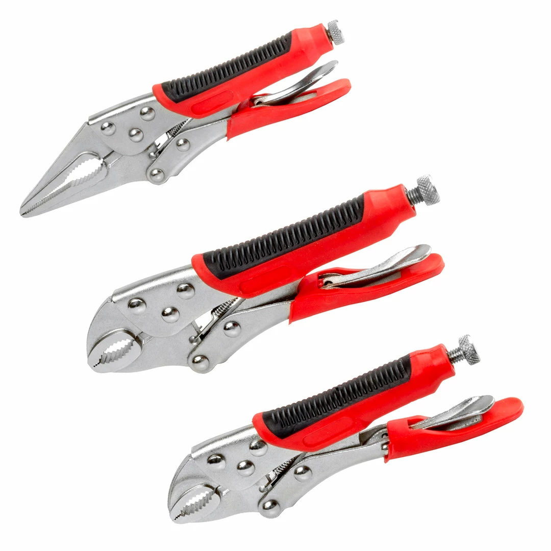 BargainJunkie Brink Tools 3pc Locking Pliers Set