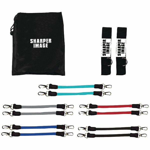BargainJunkie Sharper Image 5-In-1 Leg Training Resistance Bands