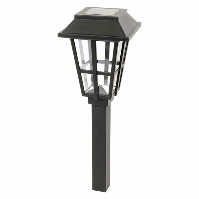 BargainJunkie Home & Garden Alpan Solar Path Light, Black