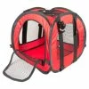 BargainJunkie New Intellibrands Mesh Pet Carrier, Red