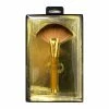 BargainJunkie Tru Beauty Makeup Fan Brush Gold/Natural