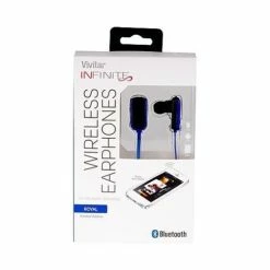BargainJunkie New Vivitar Infinite Wireless Bluetooth Earbuds, Blue