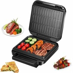 BargainJunkie New Deik 2-in-1 Indoor Smokeless Grill And Panini Maker