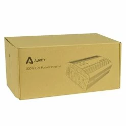 BargainJunkie Aukey PA-V2 300W DC To AC Car Power Inverter, Dual USB Ports & AC Outlets New
