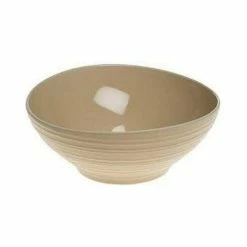BargainJunkie Mikasa DJ105 Tan Swirl 9 3/4 Inch Vegetable Bowl New
