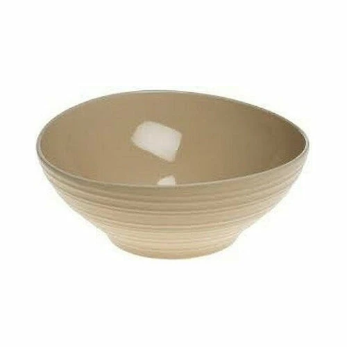 BargainJunkie Mikasa DJ105 Tan Swirl 9 3/4 Inch Vegetable Bowl New