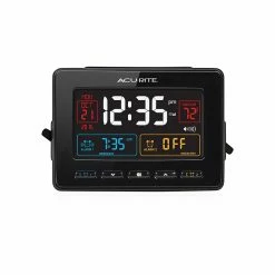 BargainJunkie AcuRite Weather Station With Dual Alarm Atomic Clock