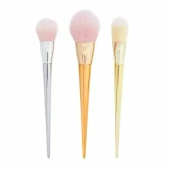 BargainJunkie TruBeauty Pro Metallics Make-Up Strobing Brush Set New