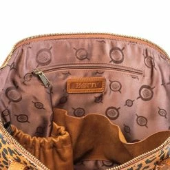 BargainJunkie Born Raval Genuine Leather Tote, Leopard New