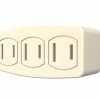BargainJunkie Stanley 30327 3-Outlet Wall Adapter, Polarized 3-Outlet Adapter, Beige Gadgets & Electronics