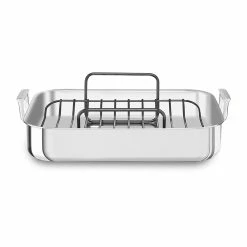 BargainJunkie KitchenAid Gourmet Series 16" Tri-Ply Stainless Steel Roaster New