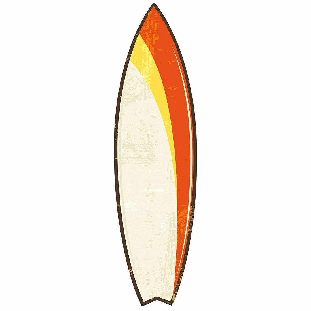 BargainJunkie RoomMates 11pc Surf's Up Peel And Stick Decal Set