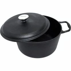 BargainJunkie 6Qt Ekoteq Pre-Seasoned Cast Iron Dutch Oven New