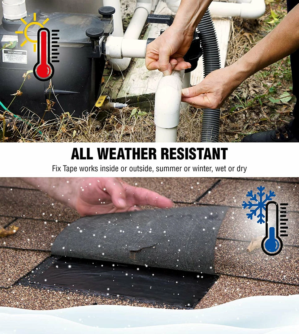 BargainJunkie New Inventel The Original Fix Tape Superhydrophobic Rubberized Adhesive, Medium