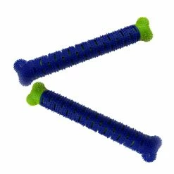 BargainJunkie Tekno K-9 Brush Teeth Cleaning Dental Chew Toy For Dogs, 2-Pack