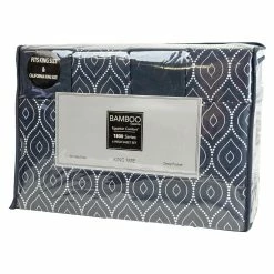 BargainJunkie Cool Comfort Super Soft MicroFiberKing & California King Sized 6 Piece Sheet Set, Black New