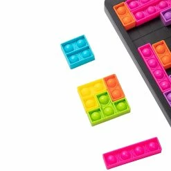 BargainJunkie Building Block Sensory Fidget Puzzle Game For Kids & Adults New